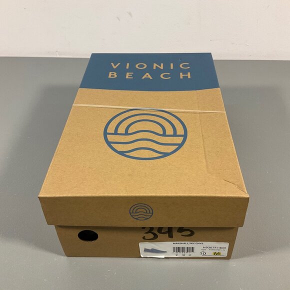 Vionic Marshall Womens Canvas Laceless Slip-on Sneakers Sky Blue Size 10M - Picture 4 of 13